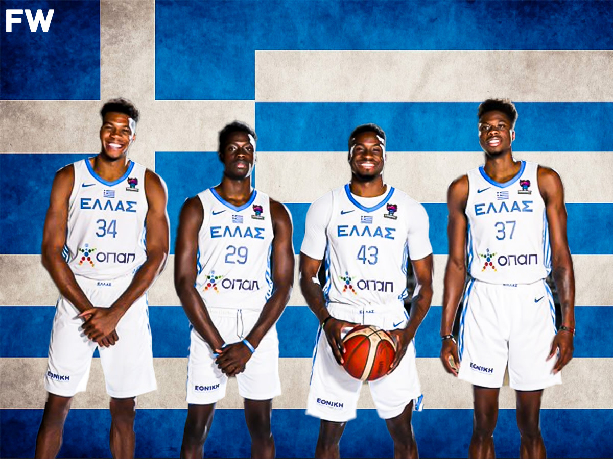 Four Antetokounmpo Brothers Are On The 2022 Greek National Team: "Antetokounmpo With The Steal, Passes It To Antetokounmpo Who Throws A Lob For Antetokounmpo!"