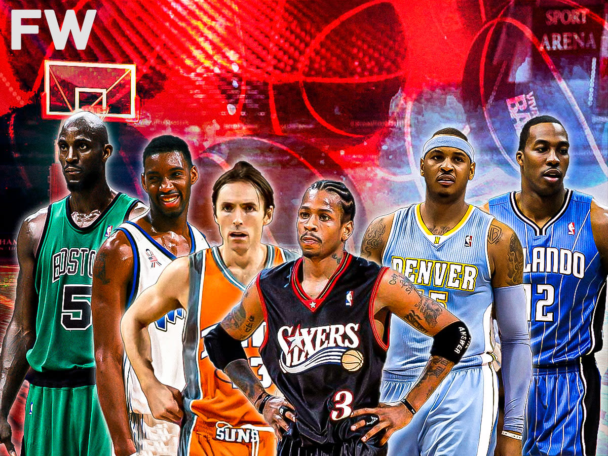 NBA Fans Debate Who Comes Off The Bench Between Kevin Garnett, Tracy McGrady, Steve Nash, Allen Iveson, Carmelo Anthony, And Dwight Howard