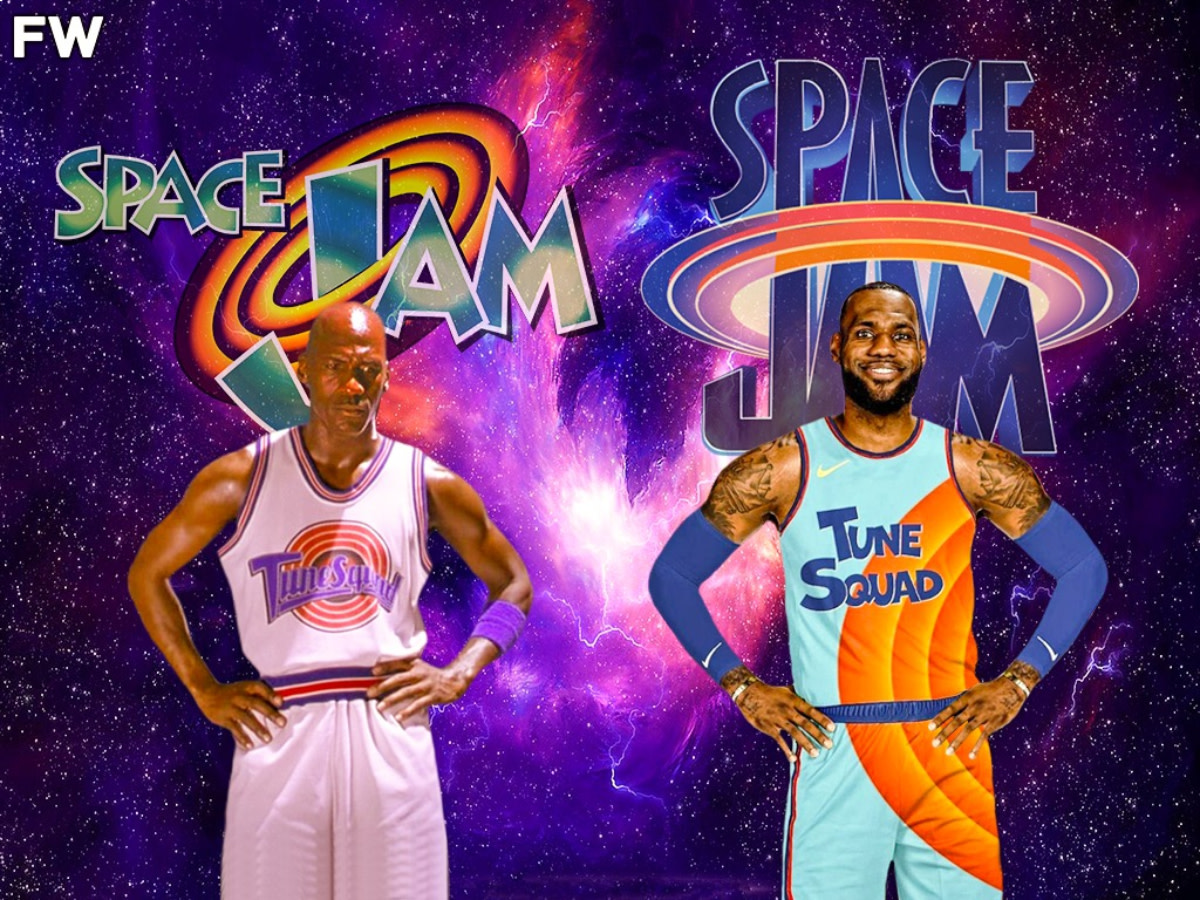 NBA Fans React To Hilarious Meme Comparing Michael Jordan And LeBron James' Stats In Space Jam Movies: "MJ Scored 44 Points On 22 Shots, LeBron James Scored 100+ Style Points On 5 Shots."