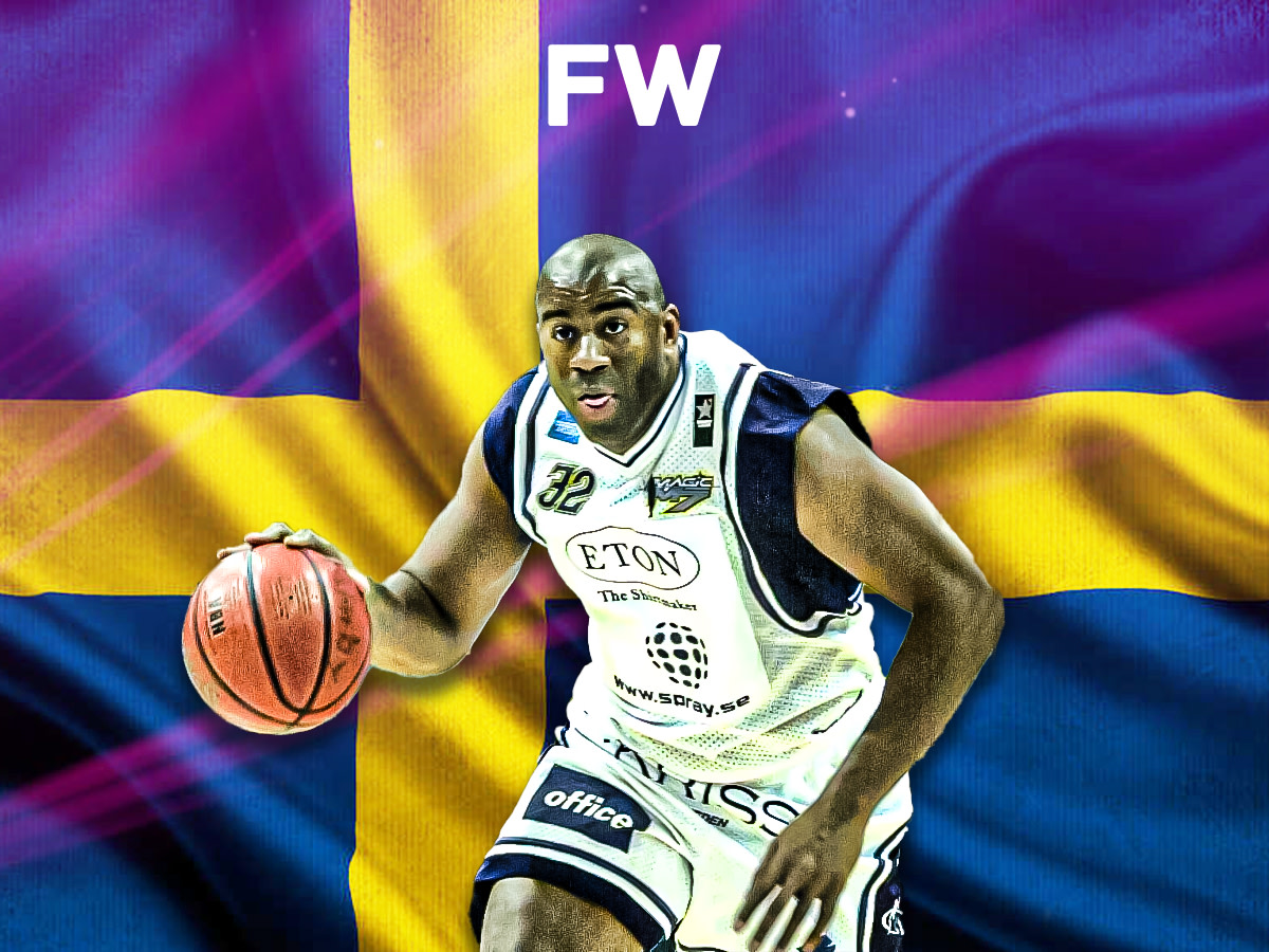 In 1998, Magic Johnson Bought A Team In Sweden And Played 5 Games For Them At 40-Year Old, The Team Went Bankrupt After He Left The Team Next Year