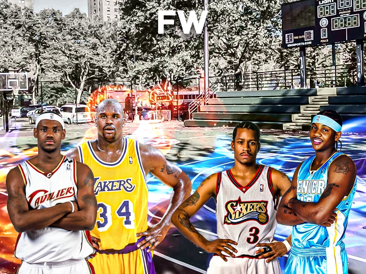 The Biggest Game That Never Happened At Rucker Park: LeBron James And Shaquille O'Neal vs. Allen Iverson And Carmelo Anthony