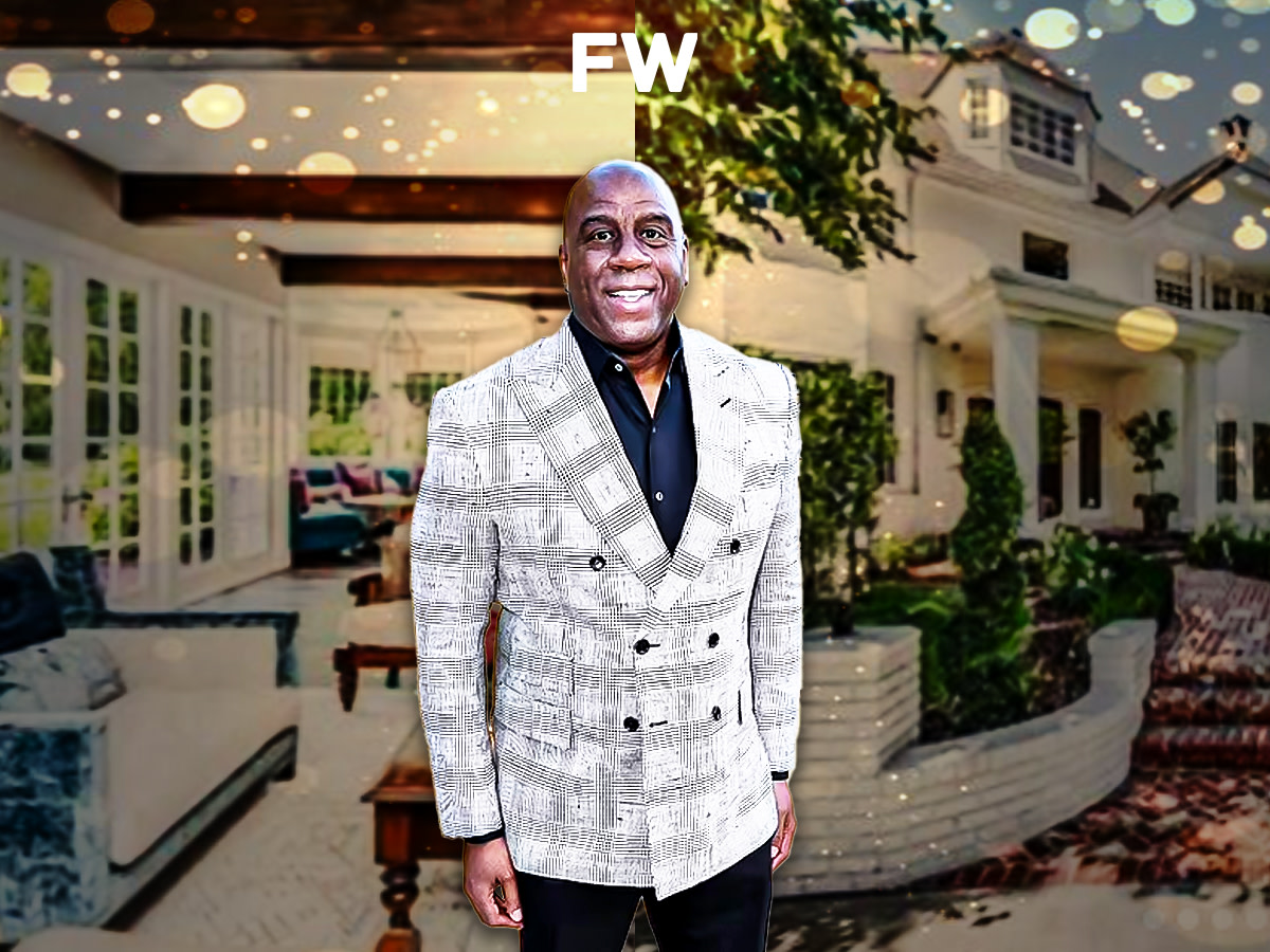 Magic Johnson's $14.5 Million House In Bel-Air Includes An Indoor Basketball Court And Walls With The Signature Of NBA Stars