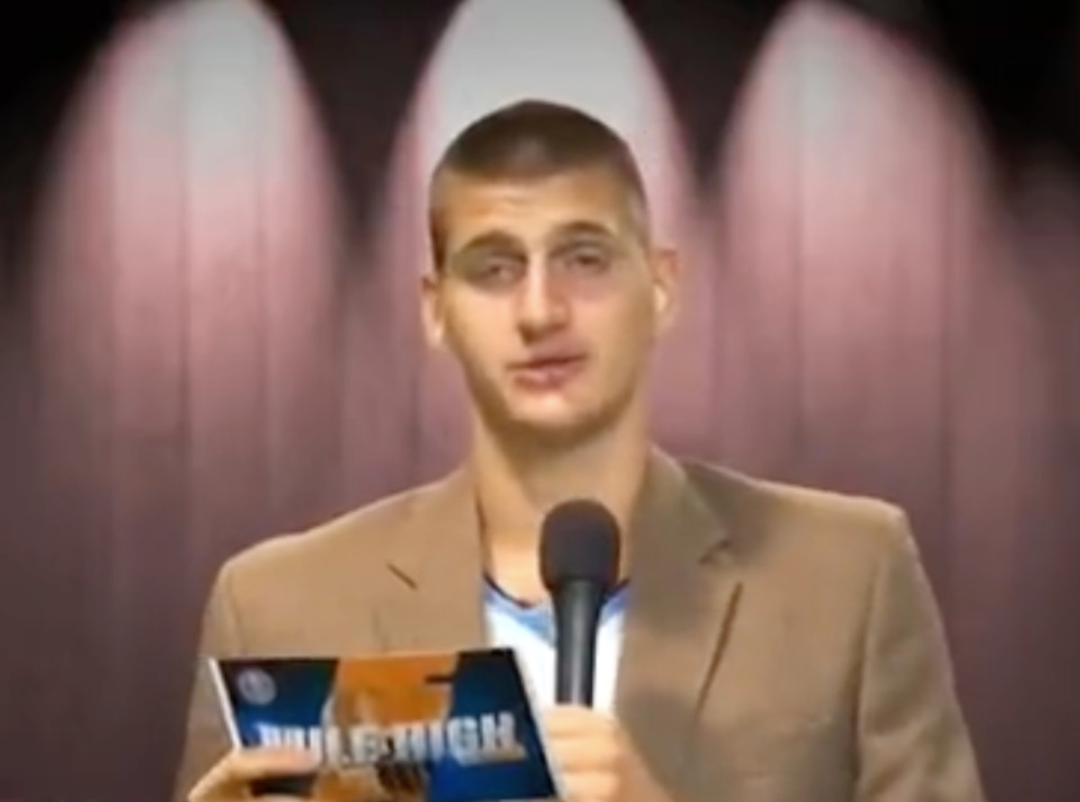 Video Of Nikola Jokic Telling A Series Of Hilarious Dad Jokes: "How Do You Make A Tissue Dance? You Put A Little Boogie In It."