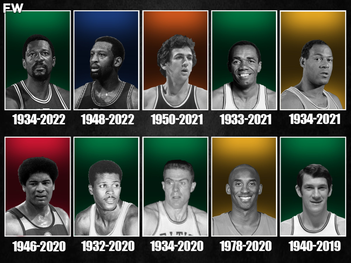 NBA Hall Of Famers Who Passed Away