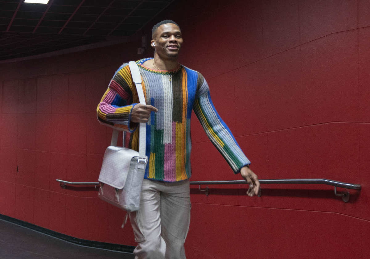 Skip Bayless Believes Basketball Is Not Number One Priority For Russell Westbrook: "I Don't Think He Works Hard On His Game, Because I Think That Fashion Thing Is Bigger. It's More Important To Him Than Basketball."