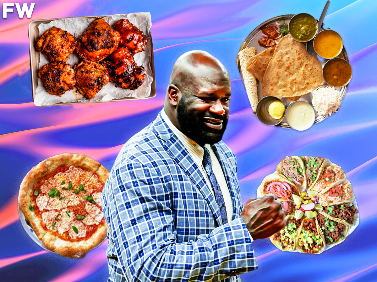 NBA Fans Debate After Shaquille O'Neal Asks Them About What Single Cuisine They Would Eat For The Rest Of Their Life: "BBQ Chicken"