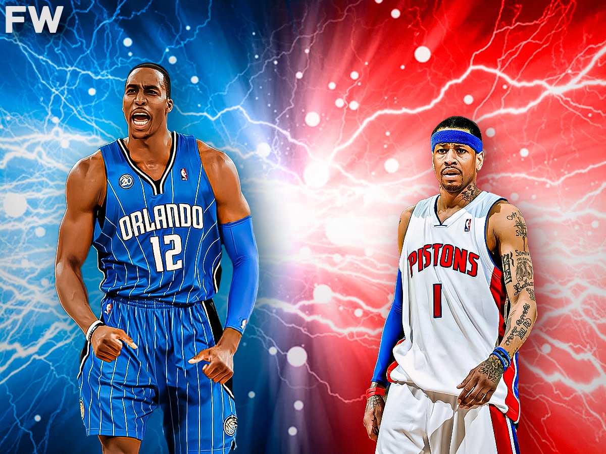 Dwight Howard and Allen Iverson