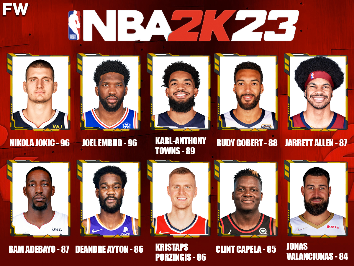 Predicting The NBA 2K23 Ratings For The 10 Best Centers In The League ...
