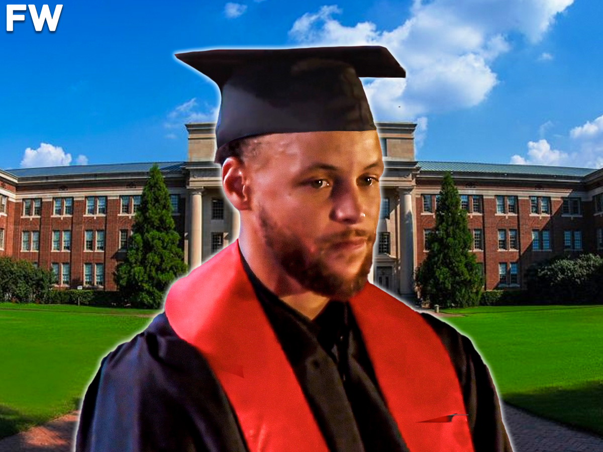 Stephen Curry Received His Diploma From Davidson Today - Fadeaway