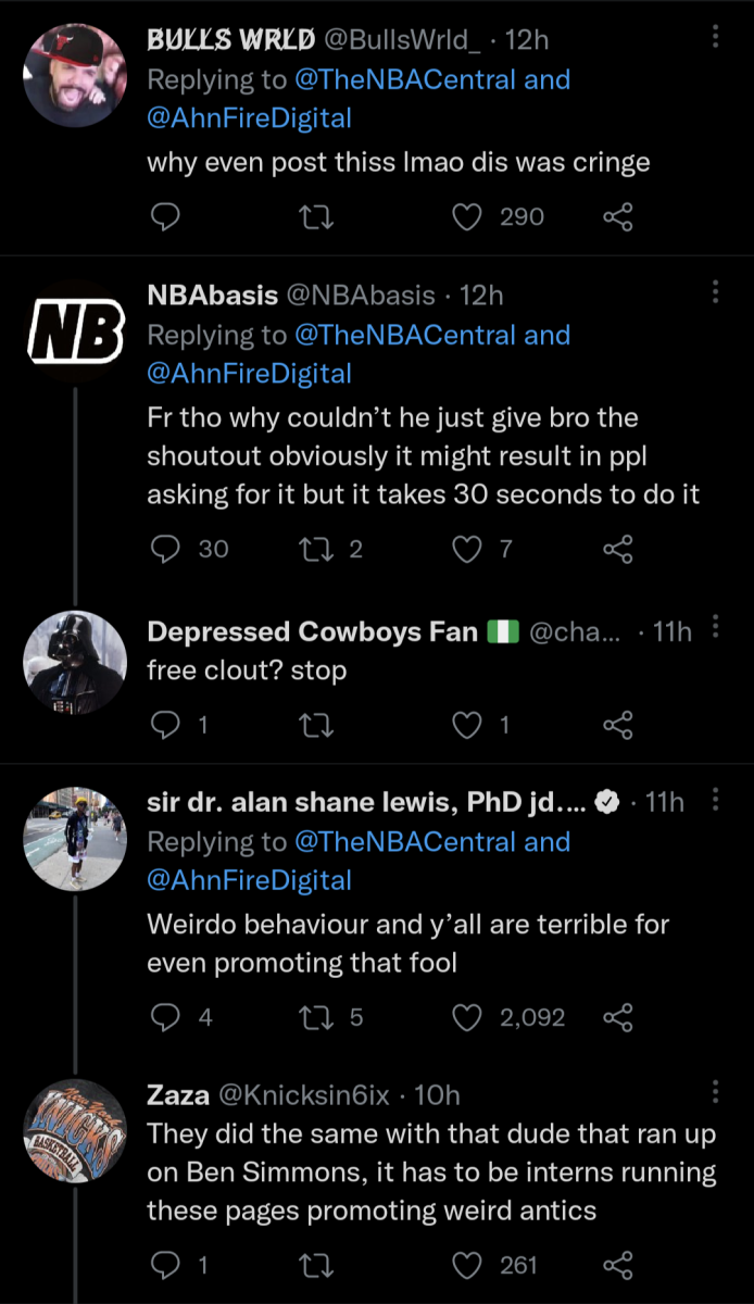 NBA Fans Roast A Fan Who Begged Bronny James For Social Media Shoutout ...