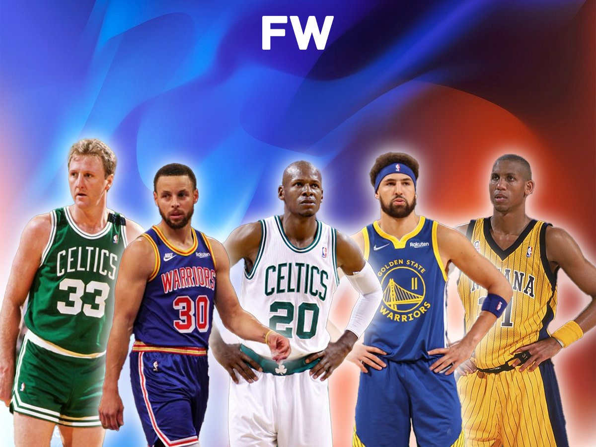 NBA Fans Debate Who Would Win An All-Time 3-Point Contest Between Larry Bird,  Stephen Curry, Ray Allen, Klay Thompson, And Reggie Miller - Fadeaway World
