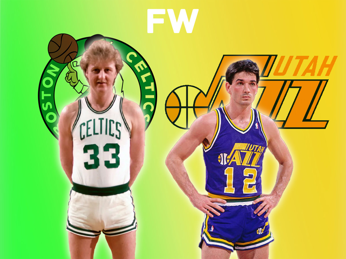 John Stockton Remembered As Rookie That Larry Bird Walked By Bench And Warned The Jazz That He'd Score 43 Points: "He Came Out And Scored 43 Points By The 3rd Quarter And Checked Himself Out."