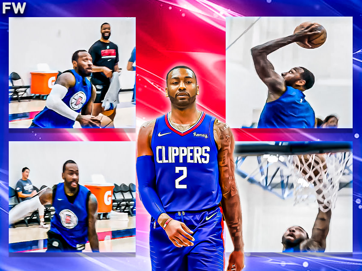 John Wall Pulls Off A 360 Dunk During Practice With The LA Clippers: "Vintage Wall"