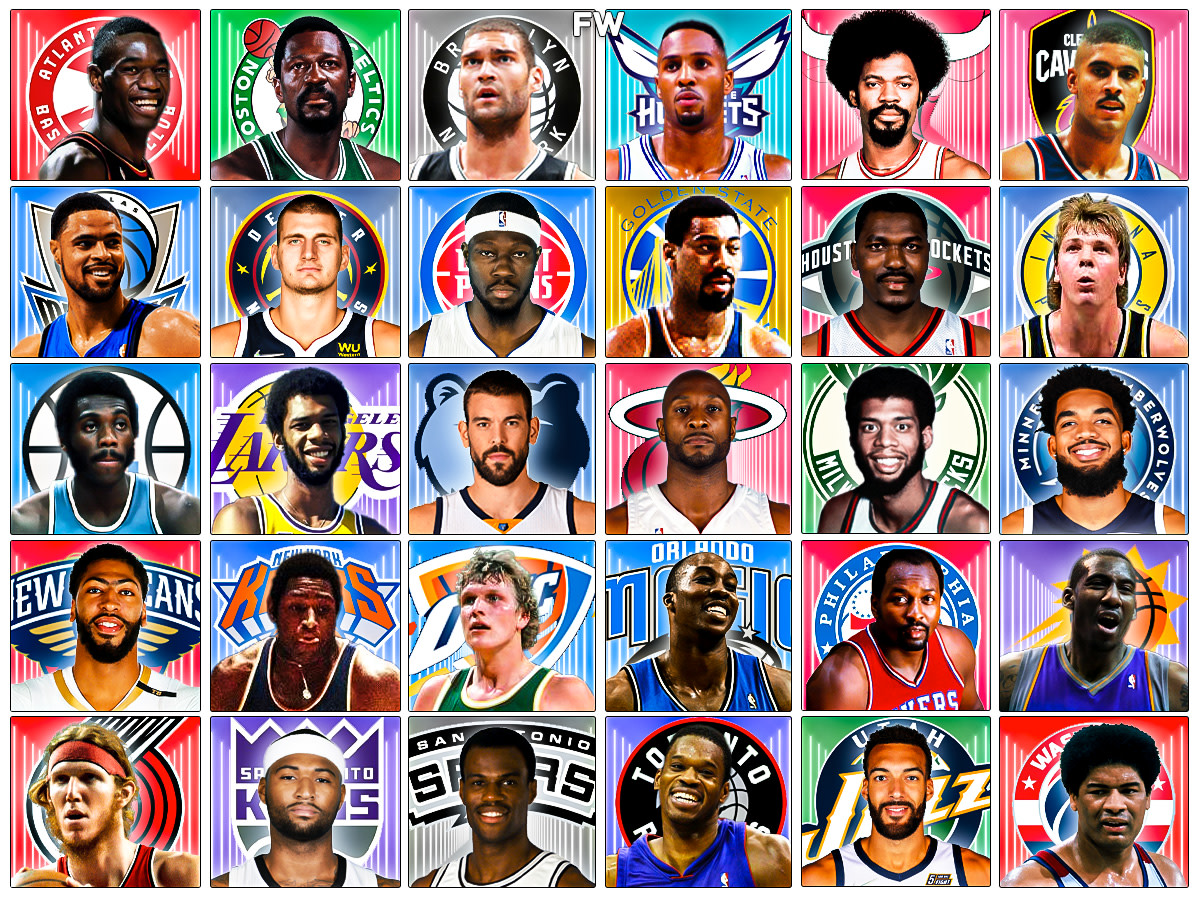 The Greatest Center From Every NBA Team - Fadeaway World