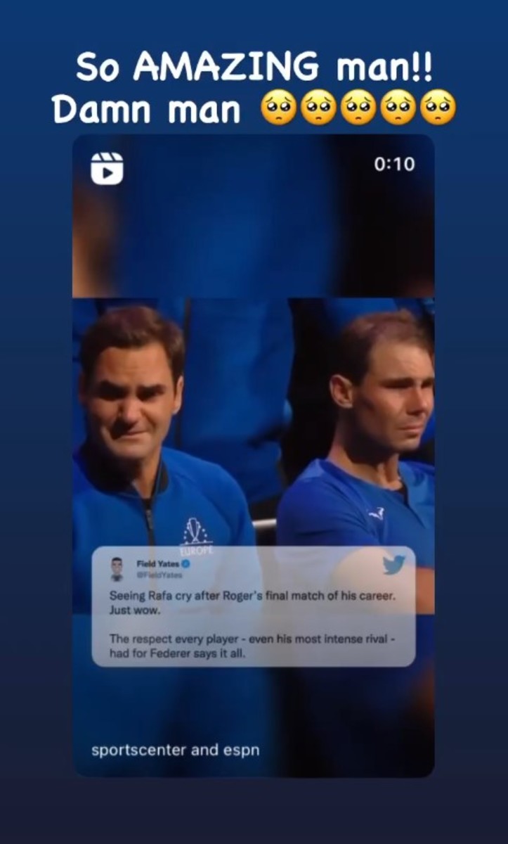 LeBron James Reacts To Viral Roger Federer Moment So Amazing Man Fadeaway World