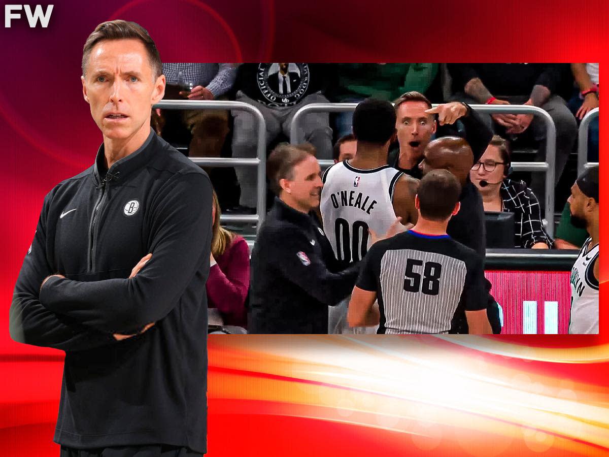 Watch: Steve Nash Gets Ejected After Second Technical Foul Following His  Complaints About A No Call On Giannis Antetokounmpo - Fadeaway World
