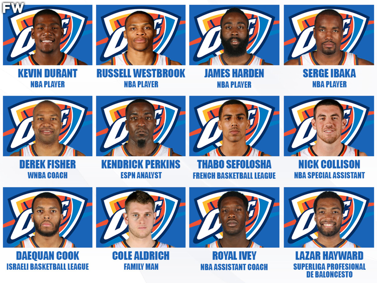 Oklahoma City Thunder 2012 NBA Finals Core- Where are They Now