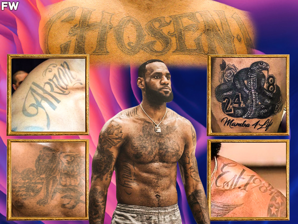 Pictures of lebron james tattoos