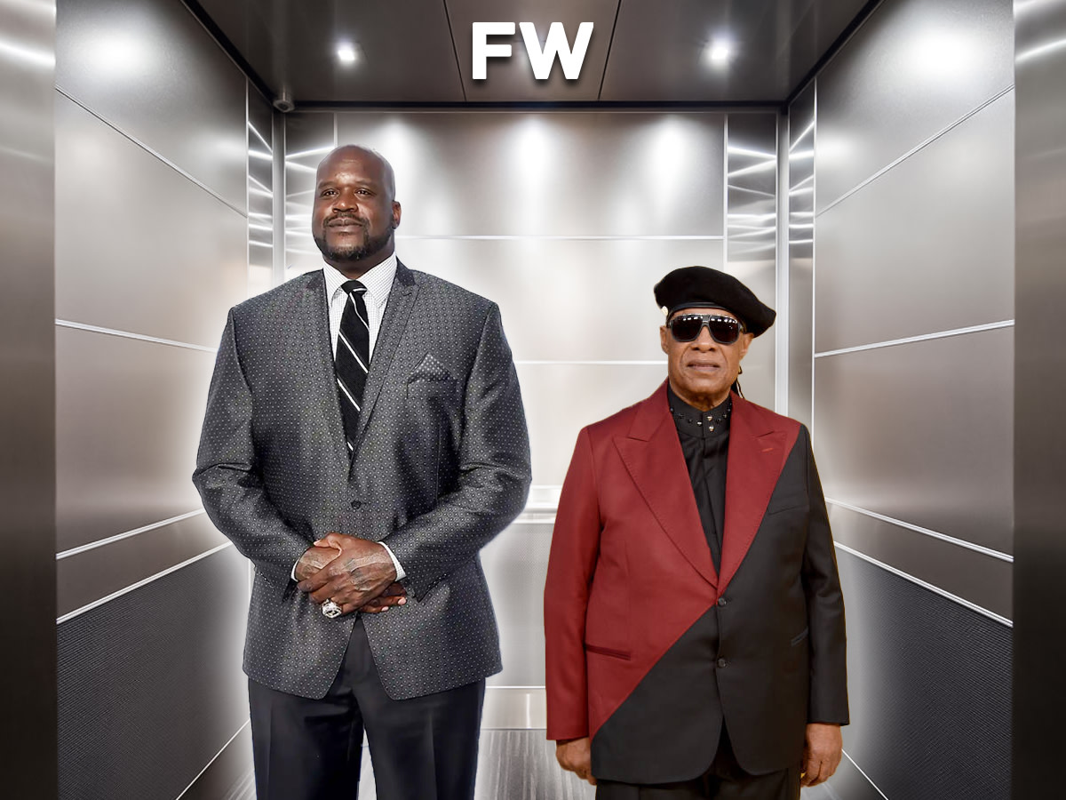 Shaquille O&rsquo;Neal Jokes That Stevie Wonder Can See: &ldquo;What&rsquo;s Up, Big 