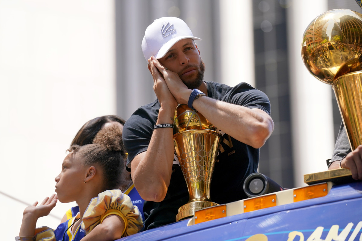 Stephen Curry has never won a Finals MVP. He looks like he wants