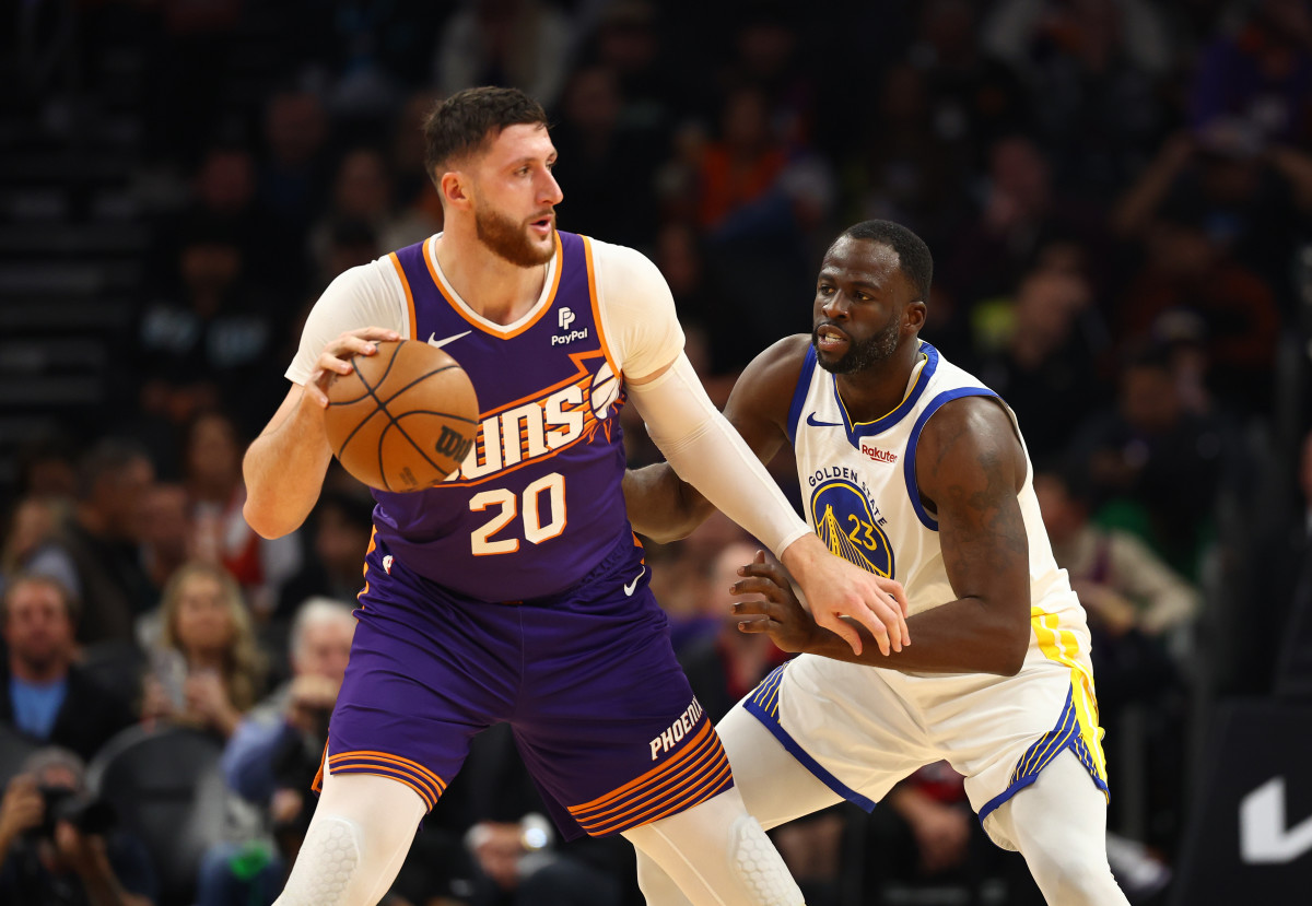 Draymond Green And Jusuf Nurkic Exchange Words During First Meeting Since  The Infamous Punch - Fadeaway World