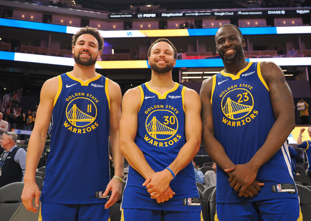 Warriors Rookie On Stephen Curry, Klay Thompson, And Draymond Green: "3-Headed GOAT"
