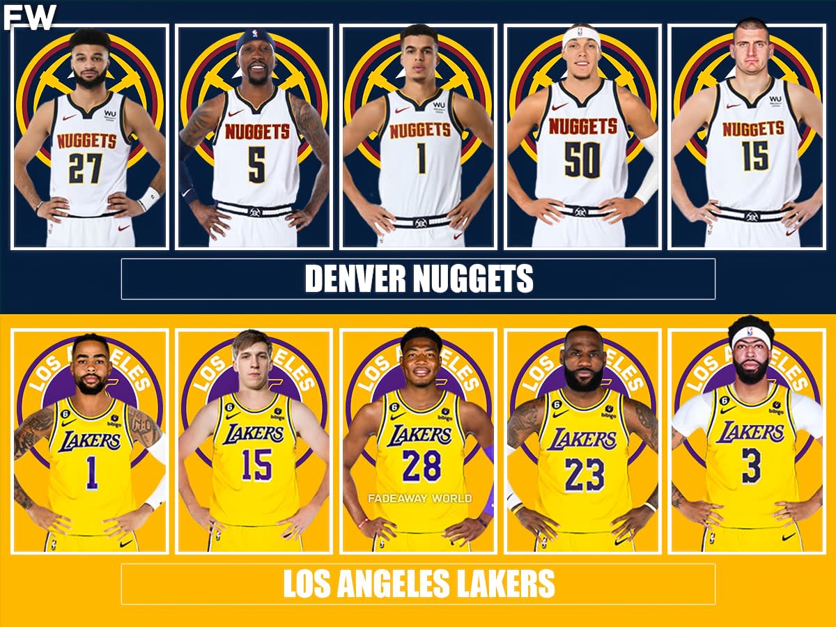 Denver Nuggets vs. Los Angeles Lakers - Starting Lineups