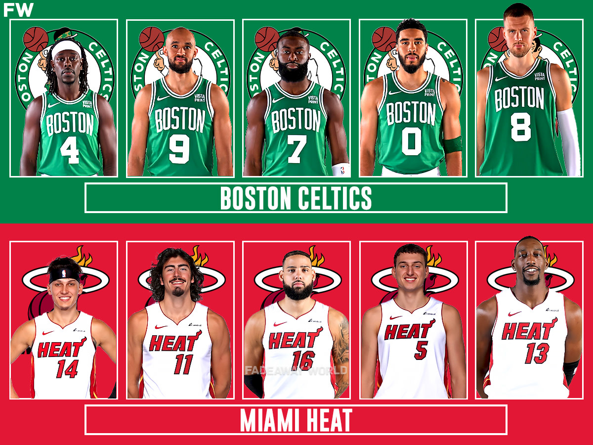 Boston Celtics vs. Miami Heat - Starting Lineups