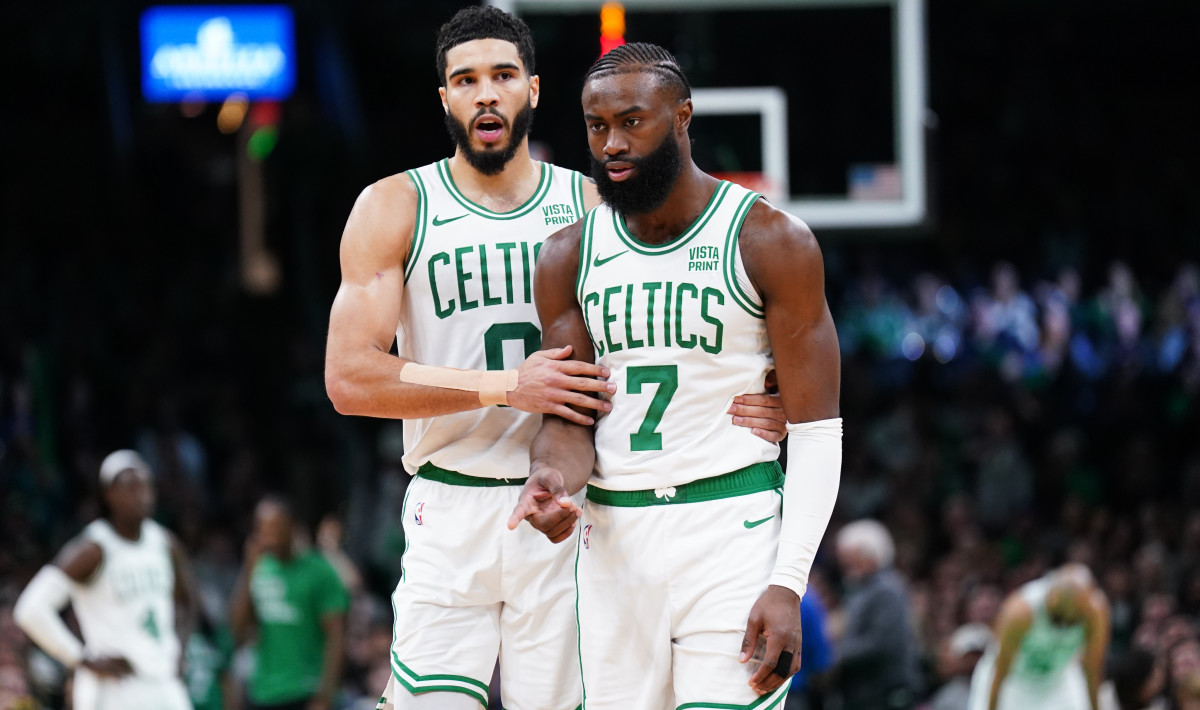 Jayson Tatum And Jaylen Brown Caught Trash-Talking Jaime Jaquez And Caleb Martin In Leaked Audio: "You Gonna Cry?" - Fadeaway World