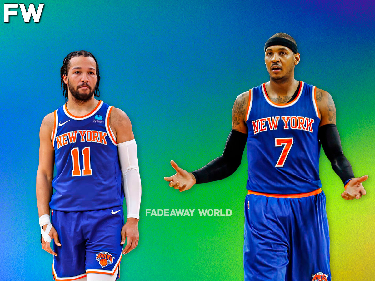 Jalen Brunson Already Has More Playoff Points Than Carmelo Anthony Had ...