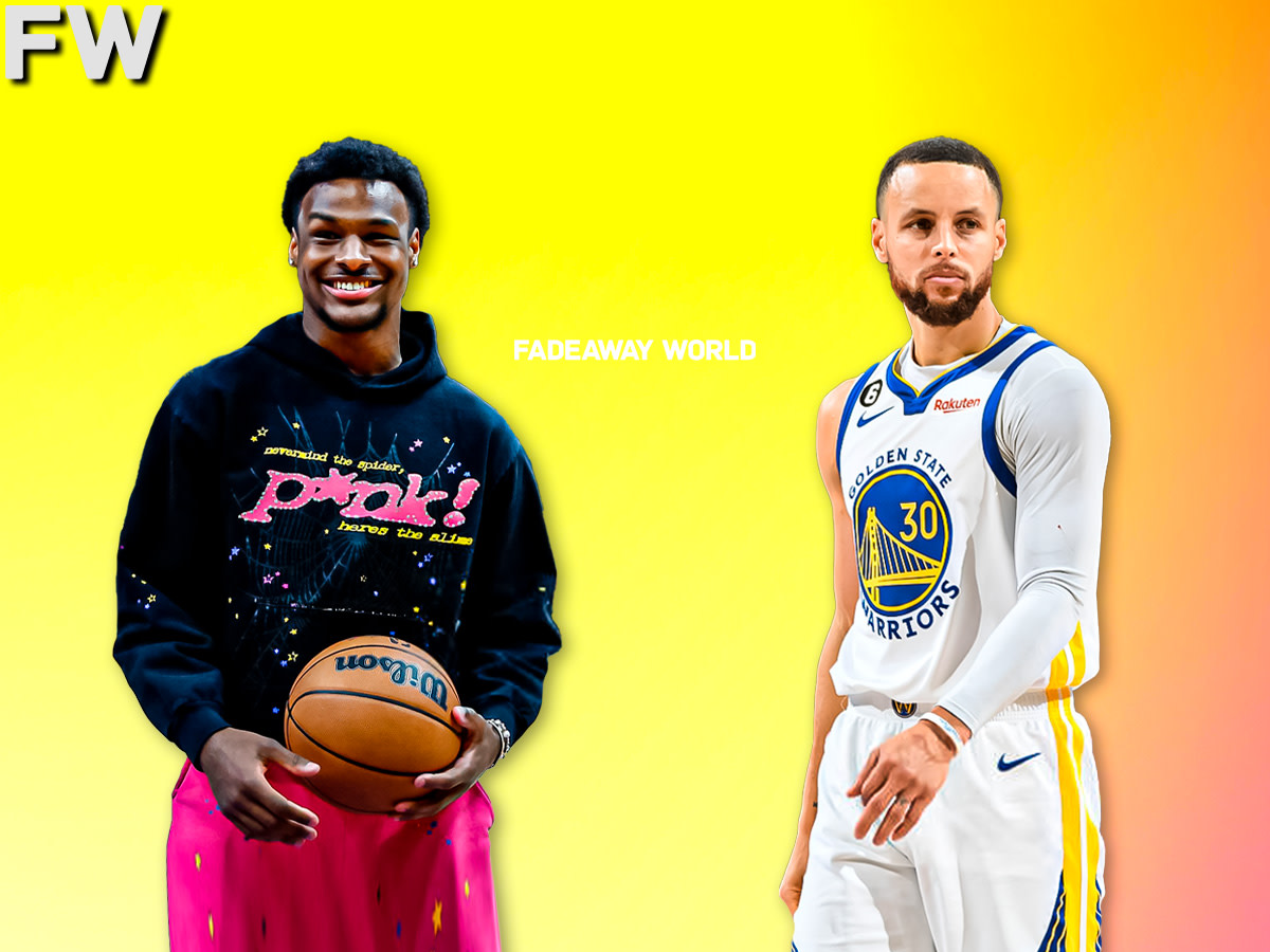 Bronny James Reveals He Was Starstruck When Stephen Curry Dapped Him Up -  Fadeaway World