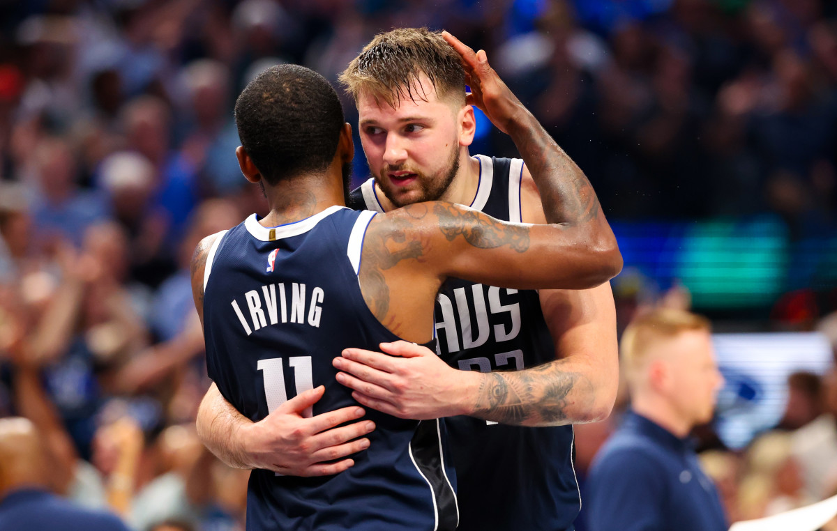 NBA Fans React After Luka Doncic And Kyrie Irving Advance To The Western Conference Finals