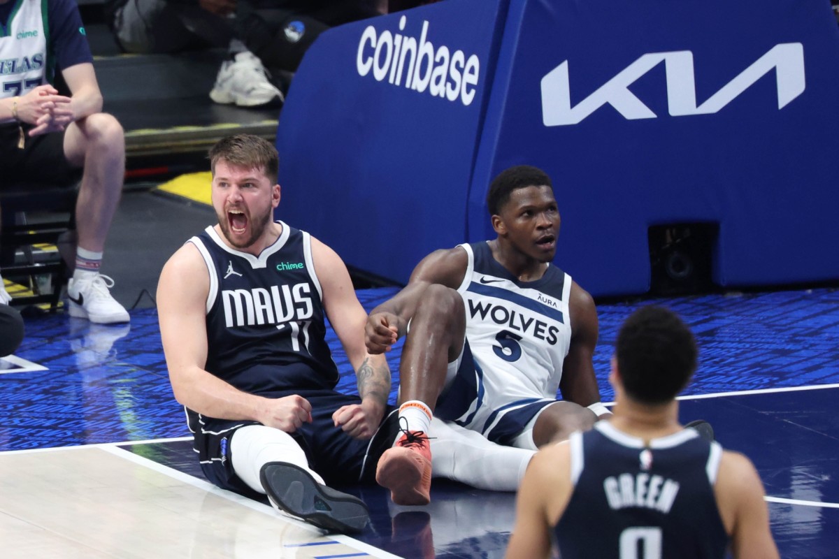 Luka Doncic Wouldn't Reveal What He Told Anthony Edwards During Game 3 ...