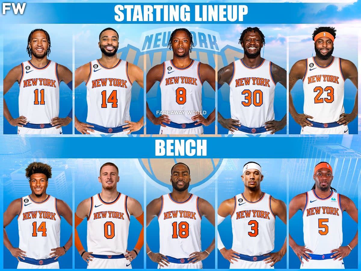 Knicks basketball roster on sale