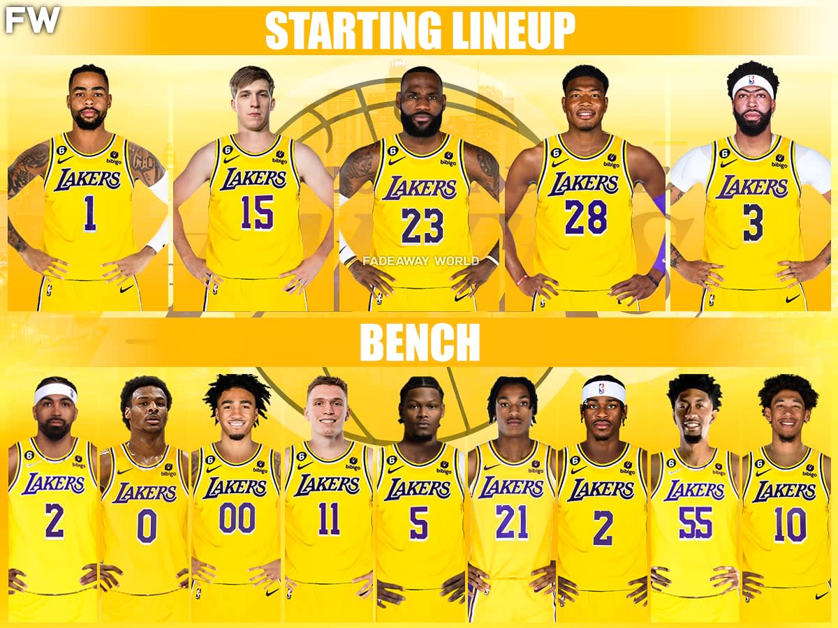 Los Angeles Lakers Starting Lineup And Bench After Selecting Dalton Knecht And Bronny James Fadeaway World