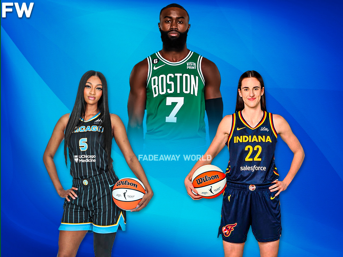 Jaylen Brown Picks Angel Reese Over Caitlin Clark For WNBA Rookie Of The Year