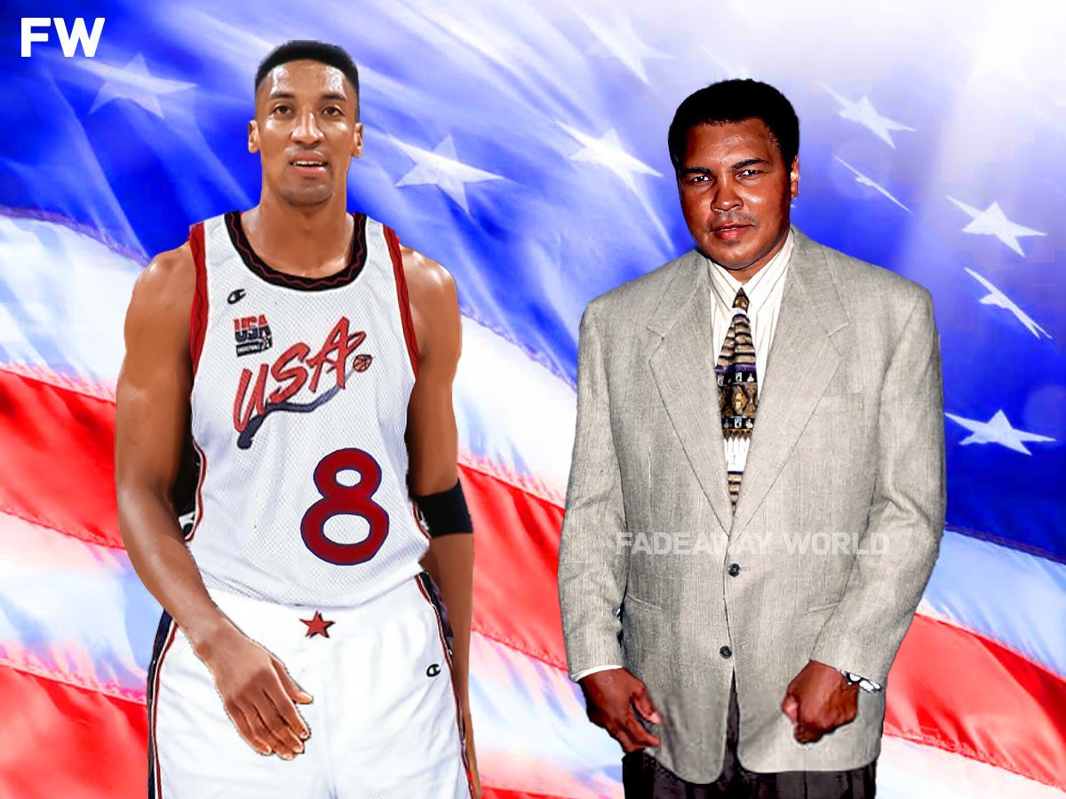 SCOTTIE PIPPEN DREAM TEAM II USA VINTAGE 1996 CHAMPION