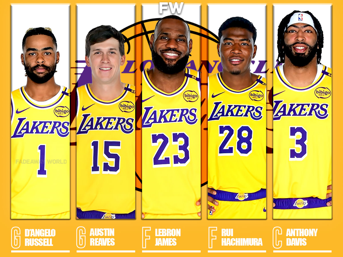 2024-25 Los Angeles Lakers Projected Starting Lineup