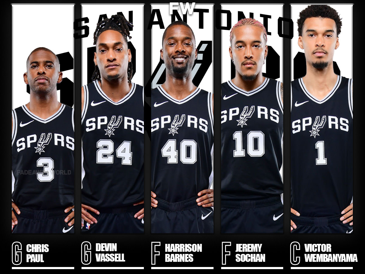 2024-25 San Antonio Spurs Projected Starting Lineup - Fadeaway World