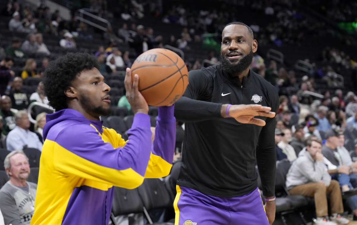 LeBron James Is Sick Of Reporters Asking Him About Bronny James 