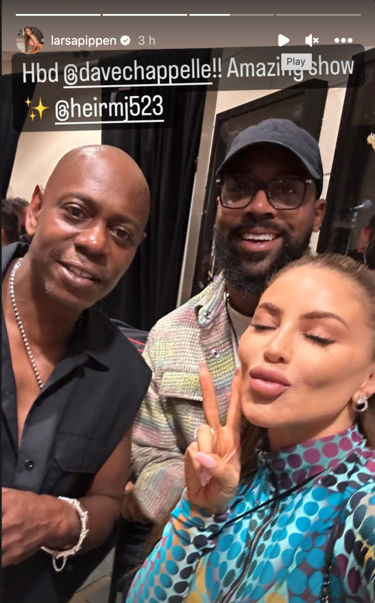 Larsa Pippen And Marcus Jordan Celebrate Comedian Dave Chappele's Birthday In Style