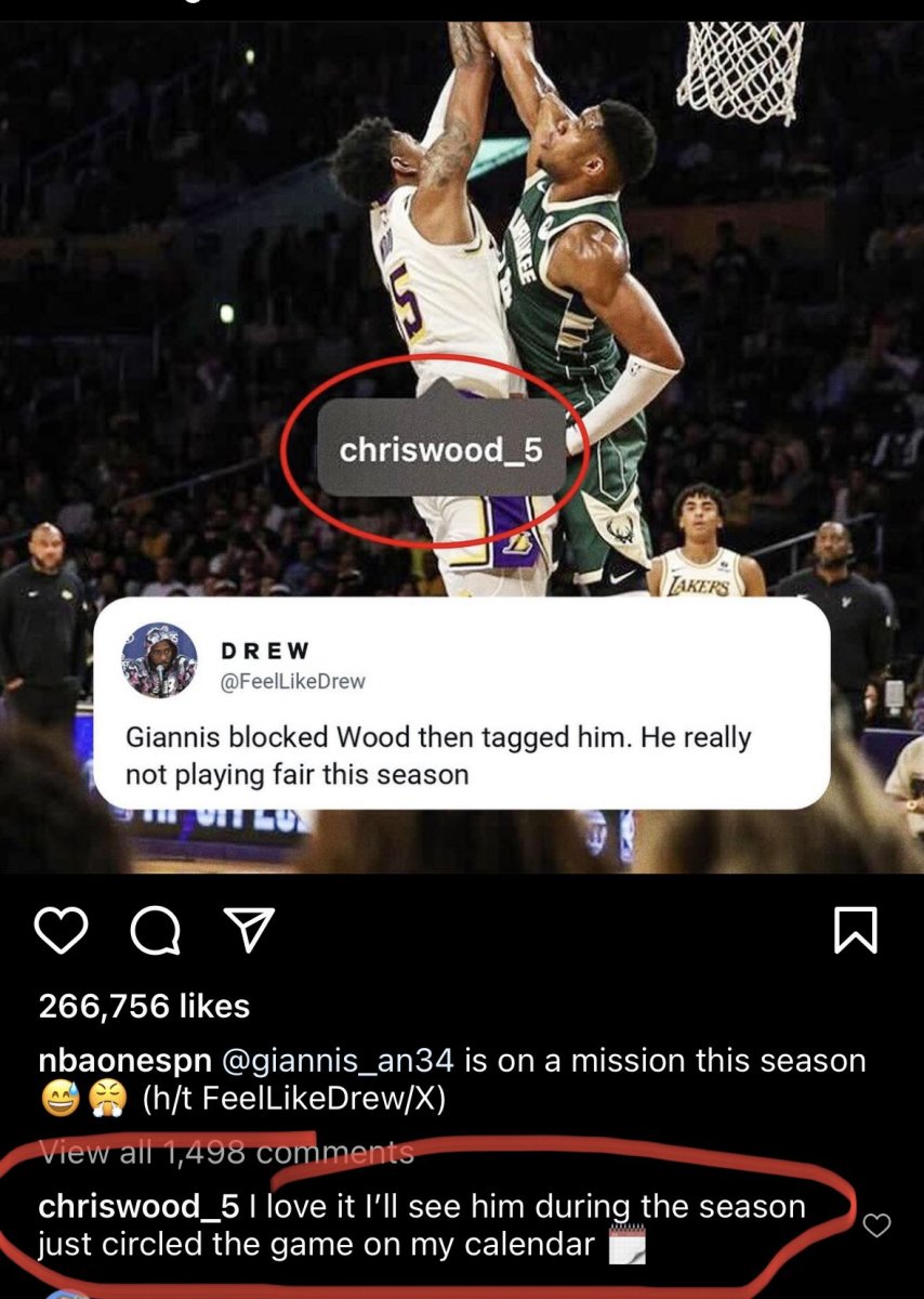 Giannis Antetokounmpo Christian Wood