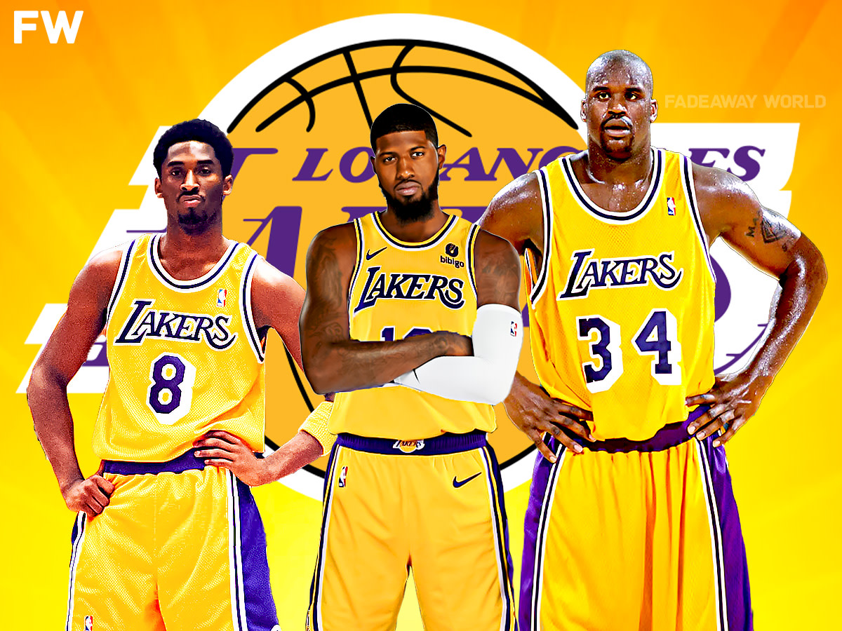 Paul George Selects The Lakers With Kobe Bryant And Shaquille O'Neal As ...