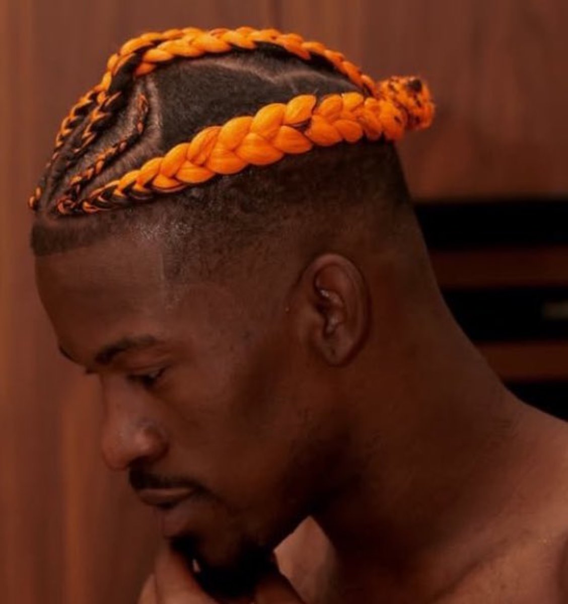 Jimmy Butler dies his hair orange amid recent trade rumors.