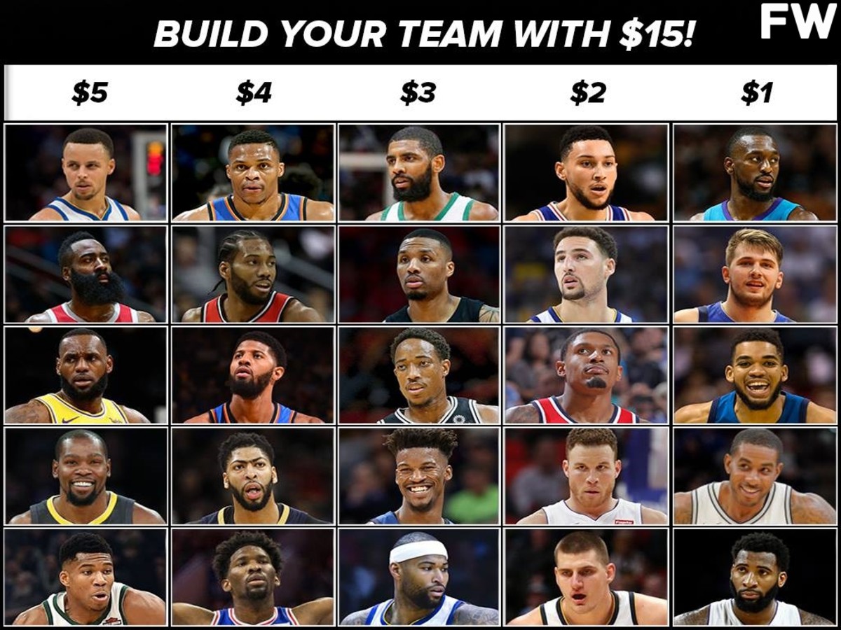 Build Your NBA Dream Team With 15 Fadeaway World