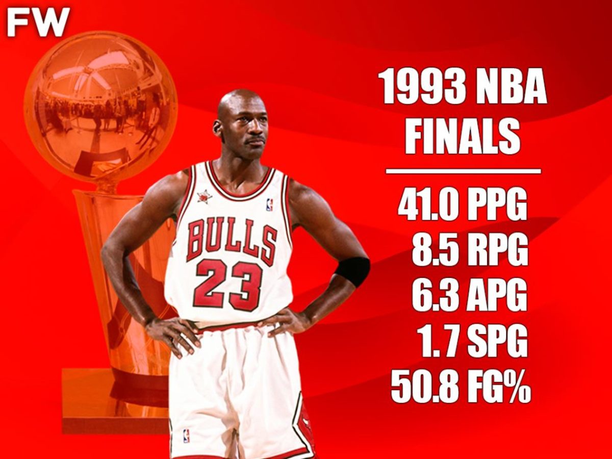 Michael Jordan’s Stats During The 1993 NBA Finals Were Unreal