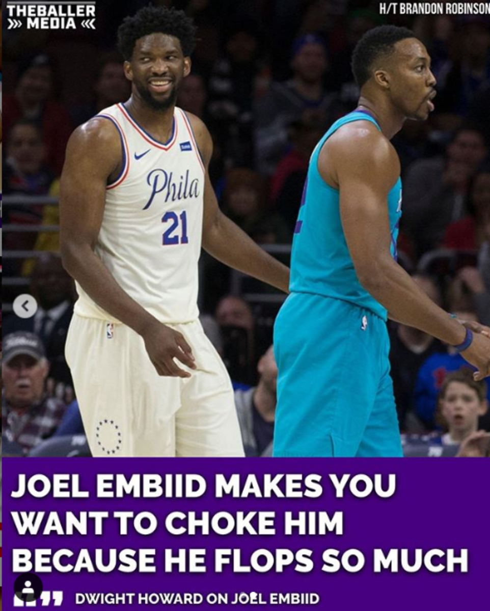 Dwight Howard Says He Wanted To Choke Joel Embiid Because Of His ...