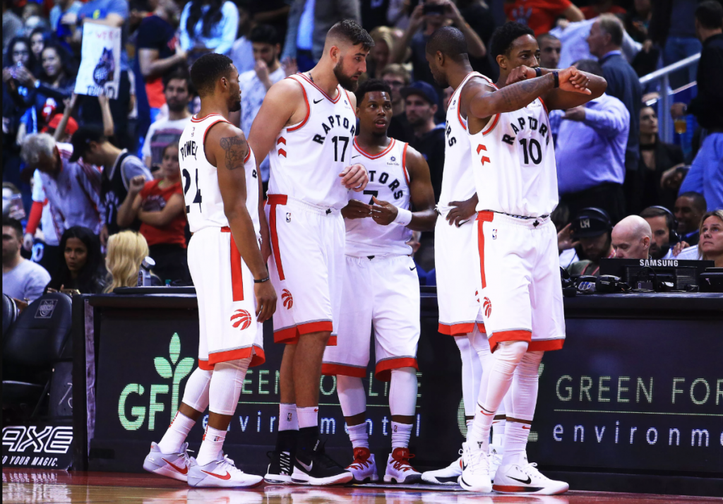 Derozan Lowry Ibaka Valanciuans