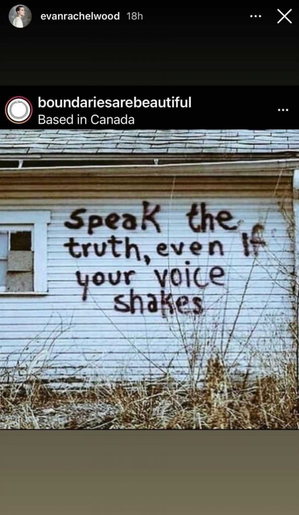  Credit: Evan Rachel Wood