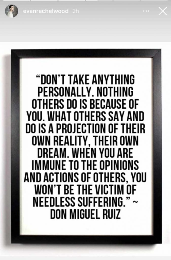  Credit: Evan Rachel Wood